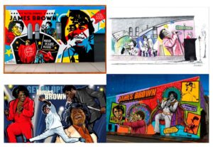 James Brown Mural finalists composite image