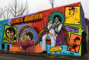 "The Spirit of Funk" by Cole Phail, mural proposal design sketch