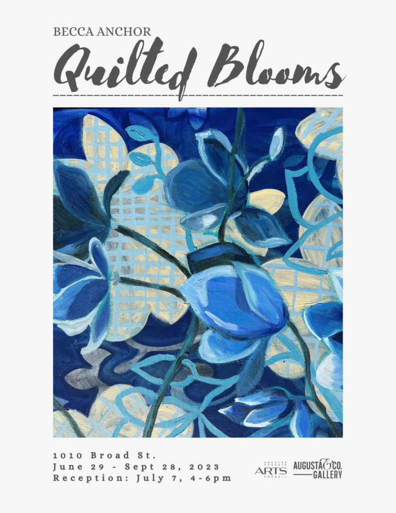 Flyer for Quilted blooms