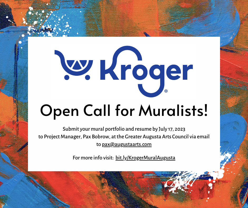 mural call flyer with kroger logo