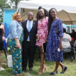 Photo with Mayor Garnett Johnson and Salonika Rhyne