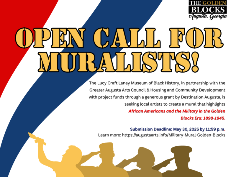 military mural call for golden blocks project due may 30, 2025